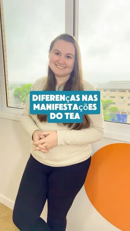 Capa do reel Diferenças nas manifestações do TEA