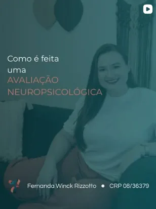 Carrossel Como é feita uma avaliação neuropsicológica, com a mesma paleta